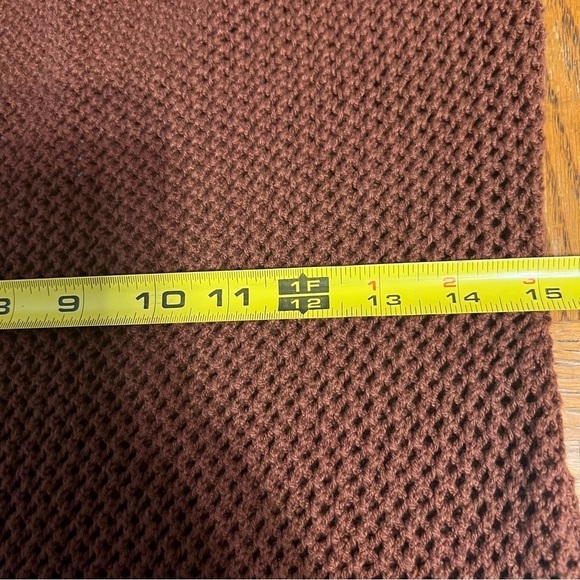 NEW Urban Outfitters Sunny Backless Crochet Halterneck Mini Dress in Brown Sz L - Picture 11 of 12